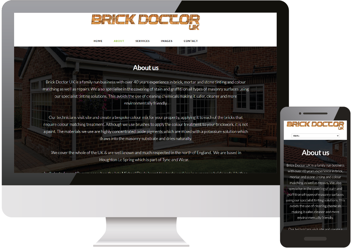 Brick Doctor Website Design
